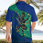 Torres Strait Islanders Fiery Wind Dance Drum Hawaiian Shirt Indigenous Australian Tribal Warrior Musical Culture Art