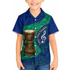 Torres Strait Islanders Fiery Wind Dance Drum Hawaiian Shirt Indigenous Australian Tribal Warrior Musical Culture Art
