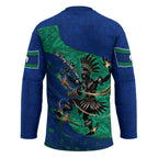 Torres Strait Islanders Fiery Wind Dance Drum Hockey Jersey Indigenous Australian Tribal Warrior Musical Culture Art