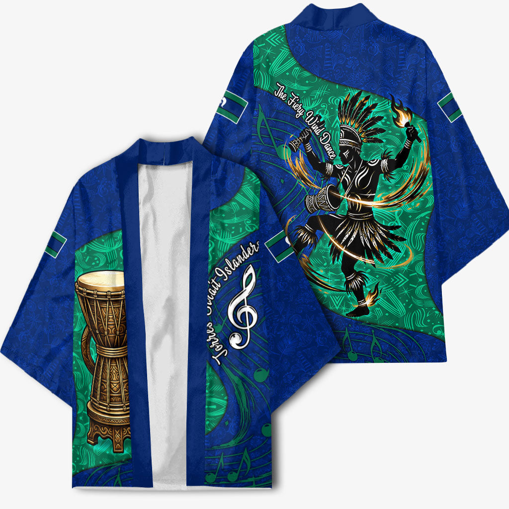 Torres Strait Islanders Fiery Wind Dance Drum Kimono Indigenous Australian Tribal Warrior Musical Culture Art