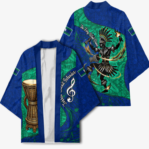 Torres Strait Islanders Fiery Wind Dance Drum Kimono Indigenous Australian Tribal Warrior Musical Culture Art