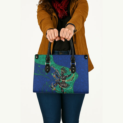 Torres Strait Islanders Fiery Wind Dance Drum Leather Bag Indigenous Australian Tribal Warrior Musical Culture Art