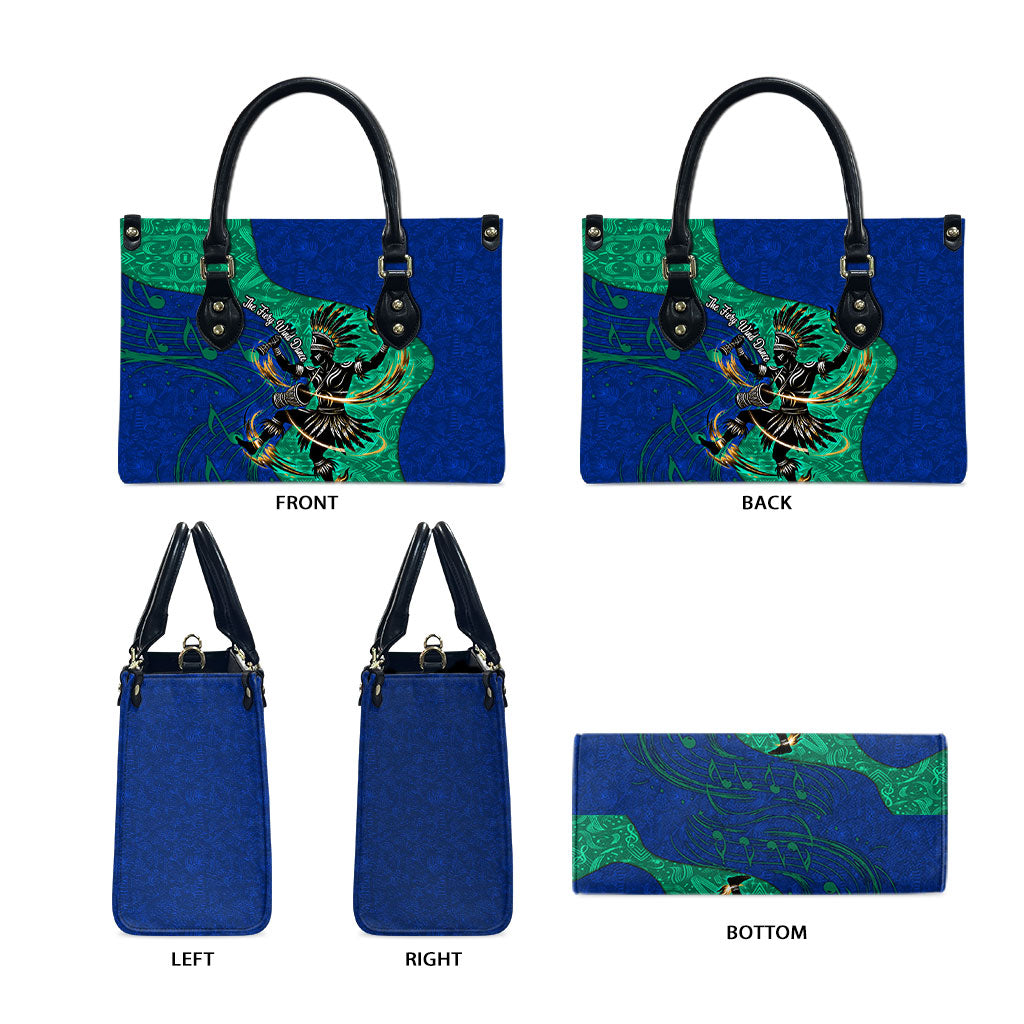 Torres Strait Islanders Fiery Wind Dance Drum Leather Bag Indigenous Australian Tribal Warrior Musical Culture Art
