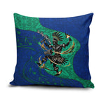 Torres Strait Islanders Fiery Wind Dance Drum Pillow Cover Indigenous Australian Tribal Warrior Musical Culture Art