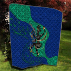Torres Strait Islanders Fiery Wind Dance Drum Quilt Indigenous Australian Tribal Warrior Musical Culture Art