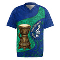 Torres Strait Islanders Fiery Wind Dance Drum Rugby Jersey Indigenous Australian Tribal Warrior Musical Culture Art