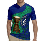 Torres Strait Islanders Fiery Wind Dance Drum Rugby Jersey Indigenous Australian Tribal Warrior Musical Culture Art