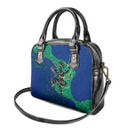 Torres Strait Islanders Fiery Wind Dance Drum Shoulder Handbag Indigenous Australian Tribal Warrior Musical Culture Art