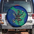 Torres Strait Islanders Fiery Wind Dance Drum Spare Tire Cover Indigenous Australian Tribal Warrior Musical Culture Art