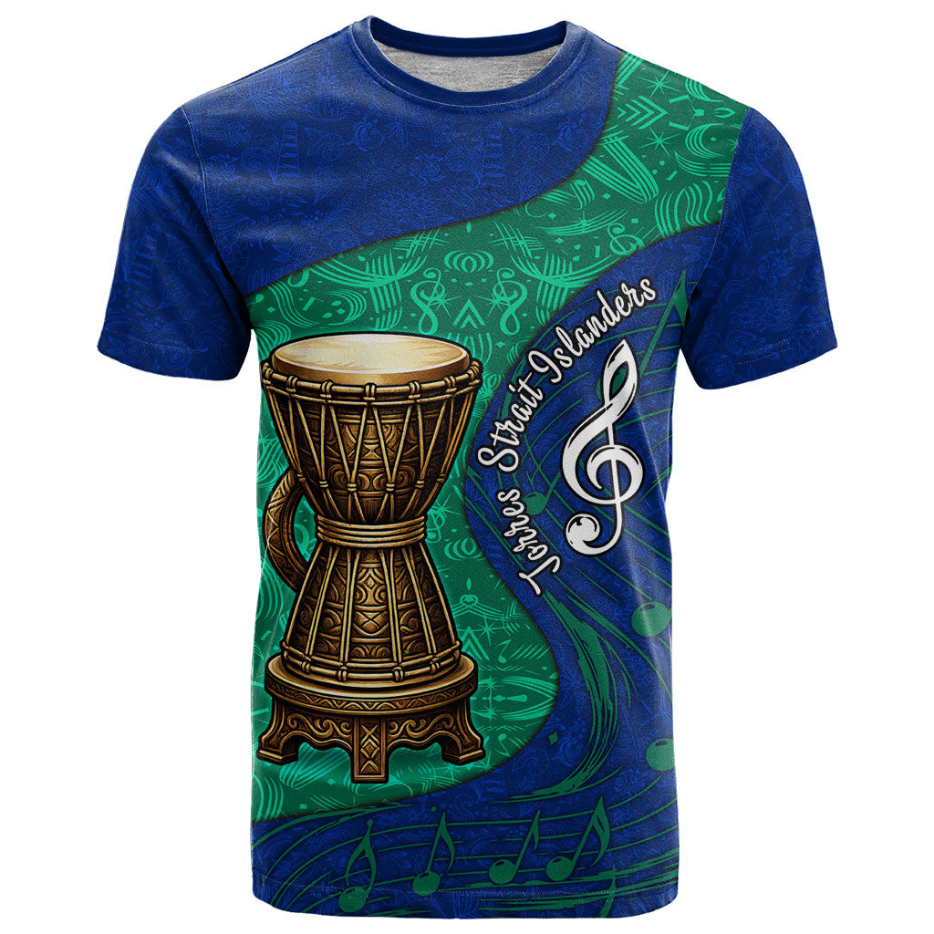 Torres Strait Islanders Fiery Wind Dance Drum T Shirt Indigenous Australian Tribal Warrior Musical Culture Art