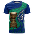 Torres Strait Islanders Fiery Wind Dance Drum T Shirt Indigenous Australian Tribal Warrior Musical Culture Art