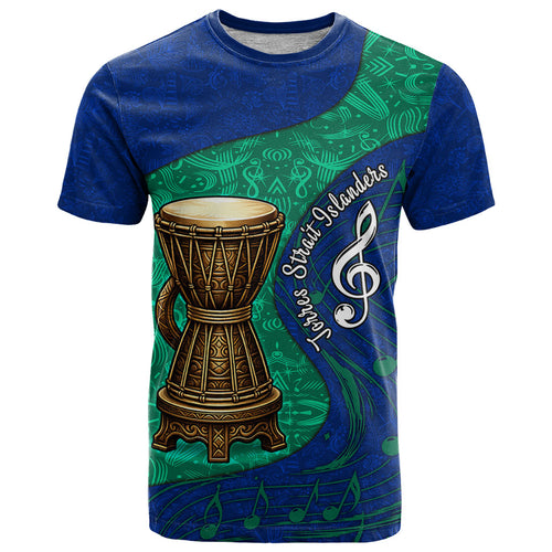 Torres Strait Islanders Fiery Wind Dance Drum T Shirt Indigenous Australian Tribal Warrior Musical Culture Art