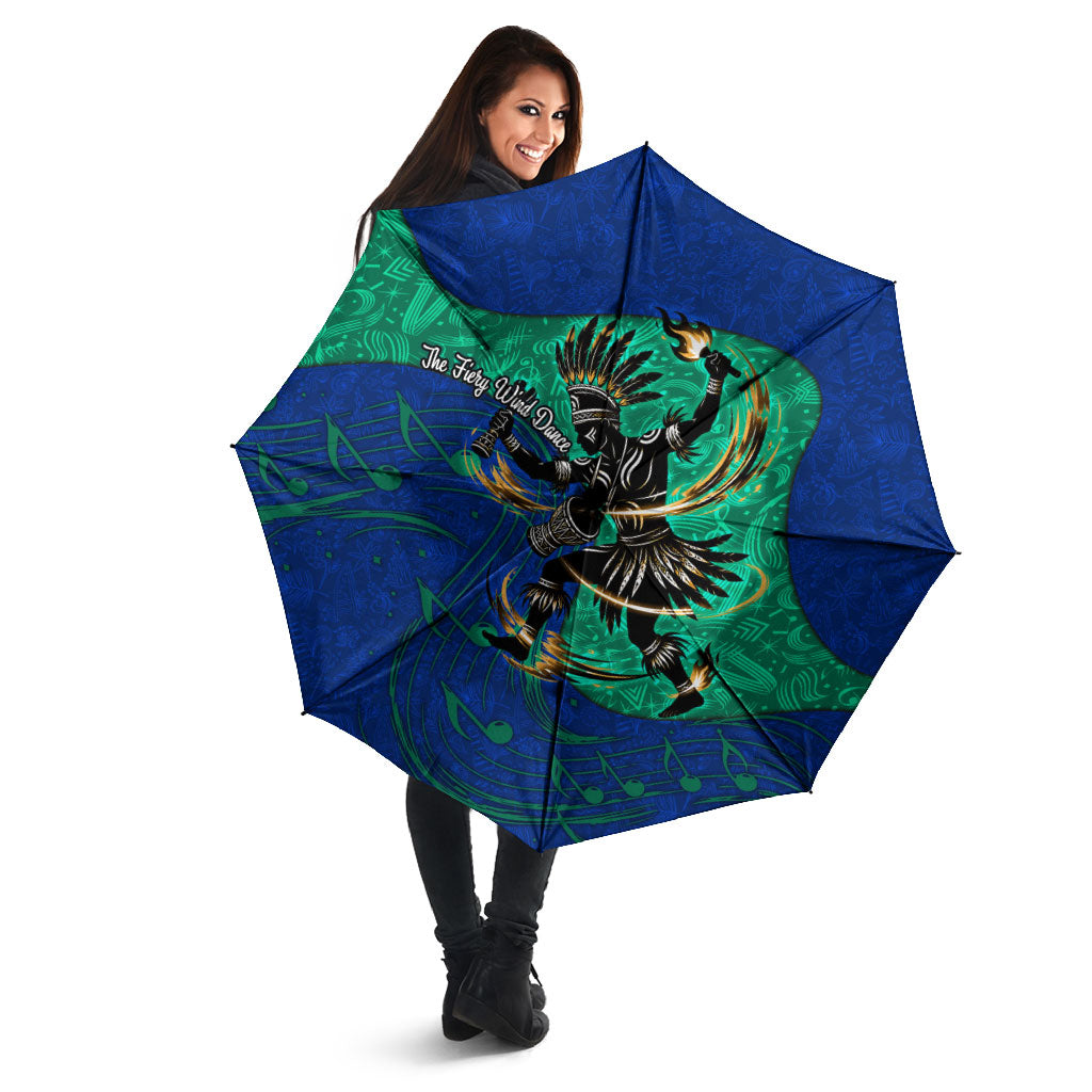 Torres Strait Islanders Fiery Wind Dance Drum Umbrella Indigenous Australian Tribal Warrior Musical Culture Art