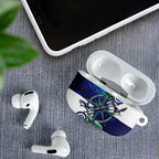 Torres Strait Islanders Nautical Compass Sea Life AirPods Case Indigenous Traditional Flag Pattern Tribal Marine Art