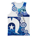 Torres Strait Islanders Nautical Compass Sea Life Basketball Jersey Indigenous Traditional Flag Pattern Tribal Marine Art