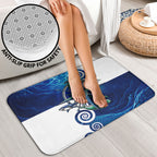 Torres Strait Islanders Nautical Compass Sea Life Bathroom Set Indigenous Traditional Flag Pattern Tribal Marine Art