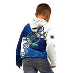 Torres Strait Islanders Nautical Compass Sea Life Kid Hoodie Indigenous Traditional Flag Pattern Tribal Marine Art