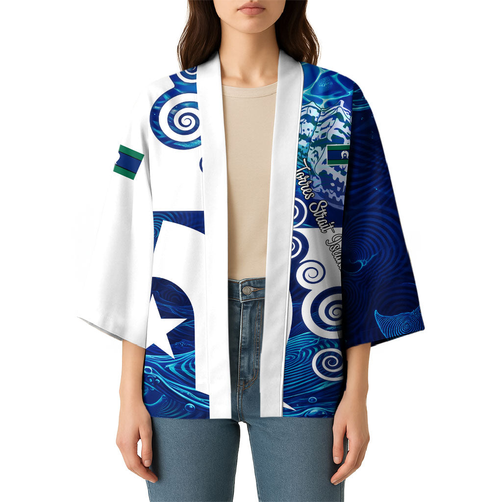 Torres Strait Islanders Nautical Compass Sea Life Kimono Indigenous Traditional Flag Pattern Tribal Marine Art