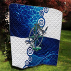Torres Strait Islanders Nautical Compass Sea Life Quilt Indigenous Traditional Flag Pattern Tribal Marine Art