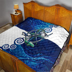 Torres Strait Islanders Nautical Compass Sea Life Quilt Indigenous Traditional Flag Pattern Tribal Marine Art