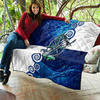 Torres Strait Islanders Nautical Compass Sea Life Quilt Indigenous Traditional Flag Pattern Tribal Marine Art