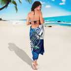 Torres Strait Islanders Nautical Compass Sea Life Sarong Indigenous Traditional Flag Pattern Tribal Marine Art
