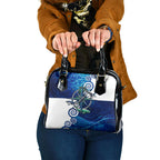 Torres Strait Islanders Nautical Compass Sea Life Shoulder Handbag Indigenous Traditional Flag Pattern Tribal Marine Art