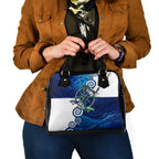 Torres Strait Islanders Nautical Compass Sea Life Shoulder Handbag Indigenous Traditional Flag Pattern Tribal Marine Art