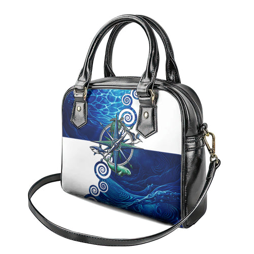 Torres Strait Islanders Nautical Compass Sea Life Shoulder Handbag Indigenous Traditional Flag Pattern Tribal Marine Art