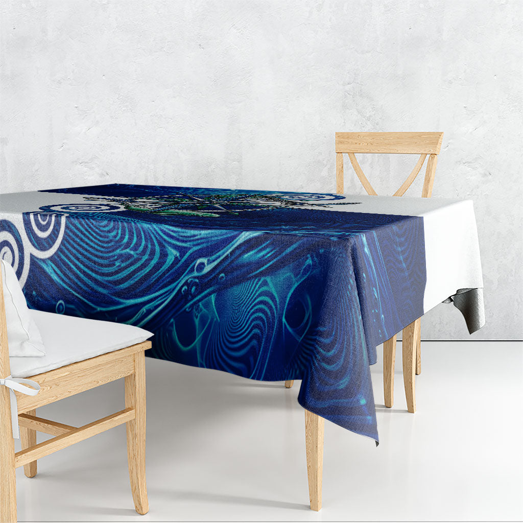 Torres Strait Islanders Nautical Compass Sea Life Tablecloth Indigenous Traditional Flag Pattern Tribal Marine Art