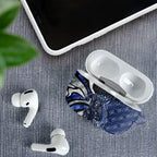 Personalised North Melbourne Kangaroos AirPods Case Trippy Psychedelic Abstract Art Mascot Football Fans