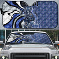 Personalised North Melbourne Kangaroos Auto Sun Shade Trippy Psychedelic Abstract Art Mascot Football Fans