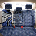Personalised North Melbourne Kangaroos Back Car Seat Cover Trippy Psychedelic Abstract Art Mascot Football Fans