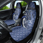 Personalised North Melbourne Kangaroos Car Seat Cover Trippy Psychedelic Abstract Art Mascot Football Fans