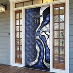 Personalised North Melbourne Kangaroos Door Cover Trippy Psychedelic Abstract Art Mascot Football Fans