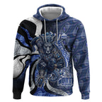 Personalised North Melbourne Kangaroos Hoodie Trippy Psychedelic Abstract Art Mascot Football Fans