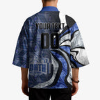 Personalised North Melbourne Kangaroos Kimono Trippy Psychedelic Abstract Art Mascot Football Fans