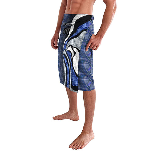 Personalised North Melbourne Kangaroos Lavalava Trippy Psychedelic Abstract Art Mascot Football Fans