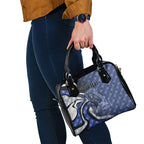 Personalised North Melbourne Kangaroos Shoulder Handbag Trippy Psychedelic Abstract Art Mascot Football Fans