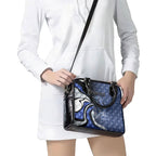 Personalised North Melbourne Kangaroos Shoulder Handbag Trippy Psychedelic Abstract Art Mascot Football Fans