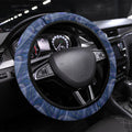 North Melbourne Kangaroos Steering Wheel Cover Trippy Psychedelic Abstract Art Mascot Football Fans