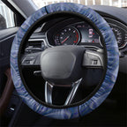 North Melbourne Kangaroos Steering Wheel Cover Trippy Psychedelic Abstract Art Mascot Football Fans