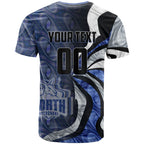 Personalised North Melbourne Kangaroos T Shirt Trippy Psychedelic Abstract Art Mascot Football Fans