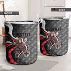 Personalised St Kilda Saints Laundry Basket Trippy Psychedelic Abstract Art Mascot Football Fans