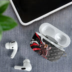 Personalised St Kilda Saints AirPods Case Trippy Psychedelic Abstract Art Mascot Football Fans