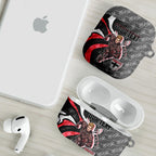 Personalised St Kilda Saints AirPods Case Trippy Psychedelic Abstract Art Mascot Football Fans