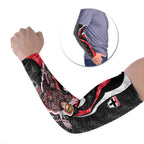 Personalised St Kilda Saints Arm Sleeves Trippy Psychedelic Abstract Art Mascot Football Fans