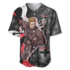 Personalised St Kilda Saints Baseball Jersey Trippy Psychedelic Abstract Art Mascot Football Fans