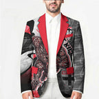 Personalised St Kilda Saints Blazer Trippy Psychedelic Abstract Art Mascot Football Fans