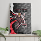 Personalised St Kilda Saints Canvas Wall Art Trippy Psychedelic Abstract Art Mascot Football Fans